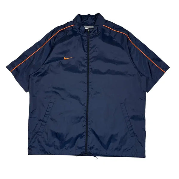 [BUNJANG] Nike 00s Navy Short Sleeve Windbreaker / 나이키00s 네이비 반팔 바람막이