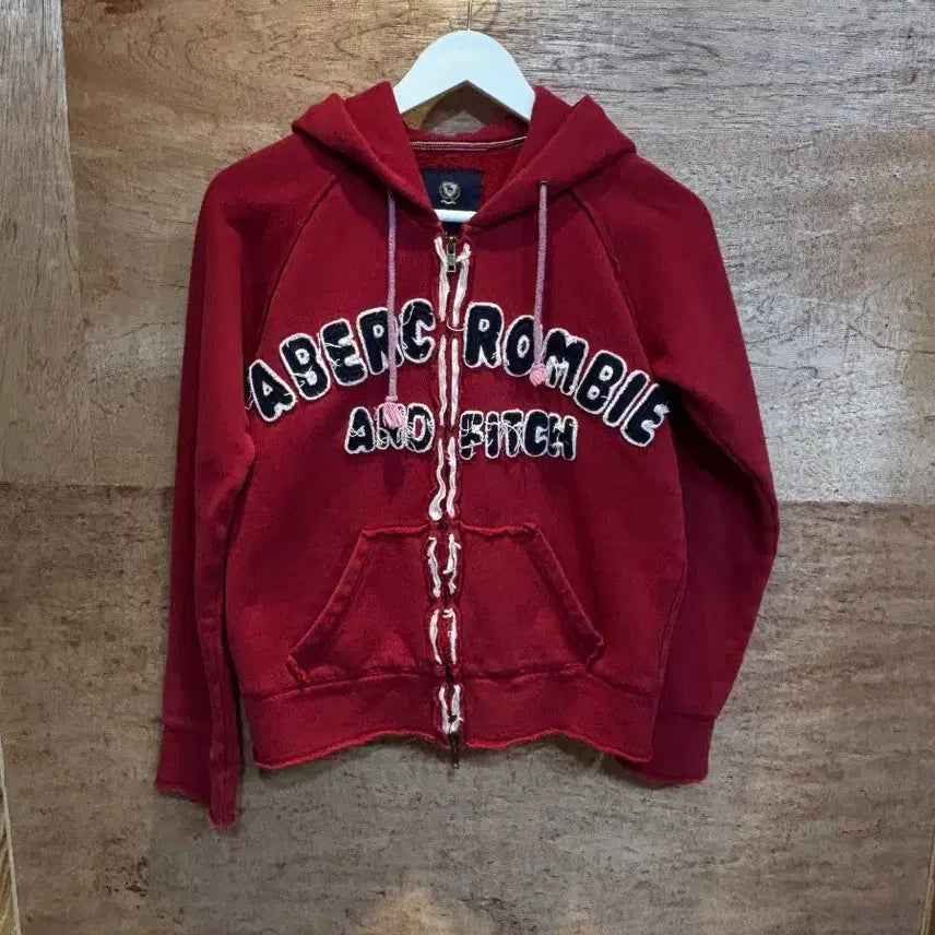 [BUNJANG] Abercrombie & Fitch Women's Zip-Up Hoodie - Size M / 아베크롬비 후드집업 여성 M사이즈