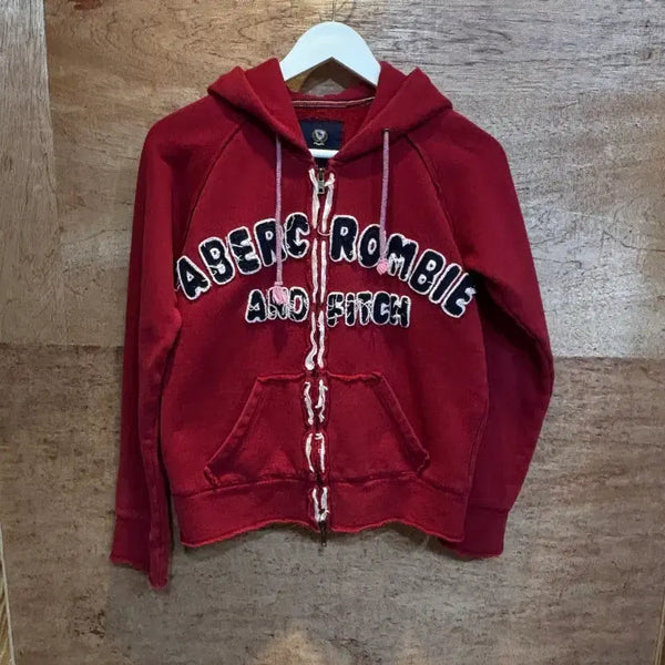 [BUNJANG] Abercrombie & Fitch Women's Zip-Up Hoodie - Size M / 아베크롬비 후드집업 여성 M사이즈