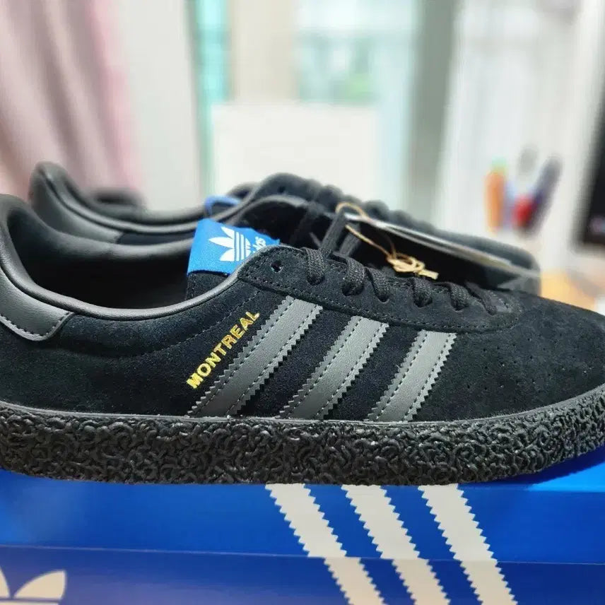 [BUNJANG] Adidas Montreal Black Sneakers 270 / (새상품) 아디다스 몬트리올 블랙  운동화 270