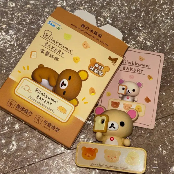 [BUNJANG] San-X Rilakkuma Bakery Series Light Magnet / 산엑스 베이커리 무드등 라이트 자석 마그넷 코리락쿠마