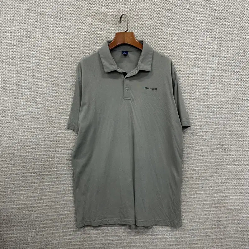 [BUNJANG] Montbell Men's XL Short Sleeve Collar T-Shirt / 몽벨 등산 반팔카라티 XL D05930
