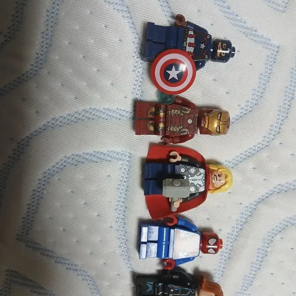 [BUNJANG] LEGO Marvel Super Heroes Figure Set (Captain America, Iron Man, Thor, Spider-Man, Black Widow) / 레고 마블 슈퍼히어로즈 피규어 (캡틴 아메리카, 아이언맨, 토르, 스파이