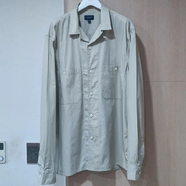 [BUNJANG] Club Monaco 2023 Shirt Jacket Beige Size 100 / 클럽모나코 한섬2023 셔츠쟈켓 베이지100