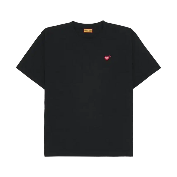 [BUNJANG] Human Made Heart Logo T-Shirt Black / 휴먼 메이드 하트 로고 티셔츠 블랙