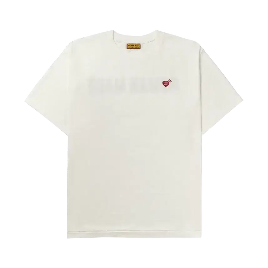 [BUNJANG] Human Made Heart Logo T-Shirt White / 휴먼 메이드 하트 로고 티셔츠 화이트