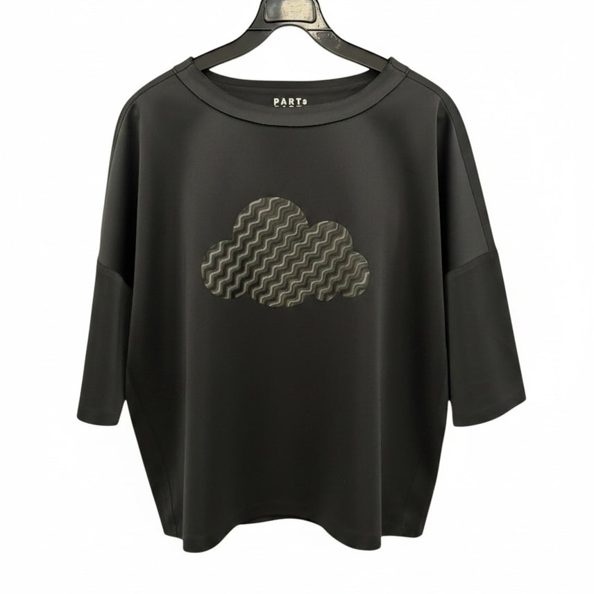 [BUNJANG] PartsParts Cloud Half Sleeve T-Shirt Women's Size 55 / 여성55/ 파츠파츠 클라우드 반팔티셔츠
