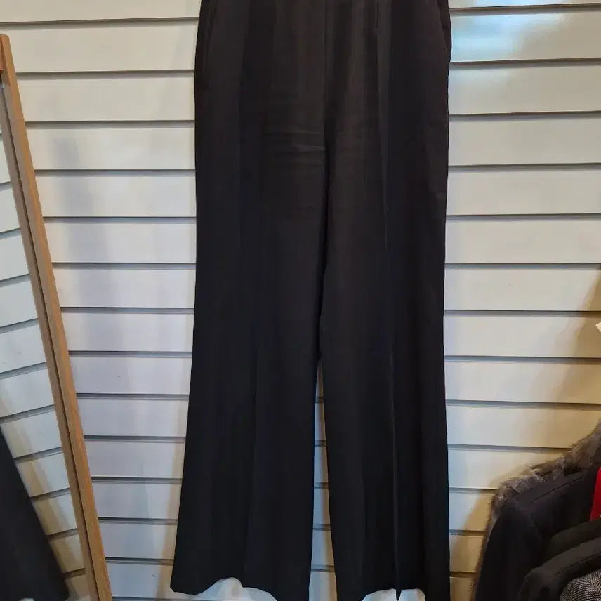[BUNJANG] SYSTEM Black Wide Slacks / 시스템 블랙 와이드 슬랙스