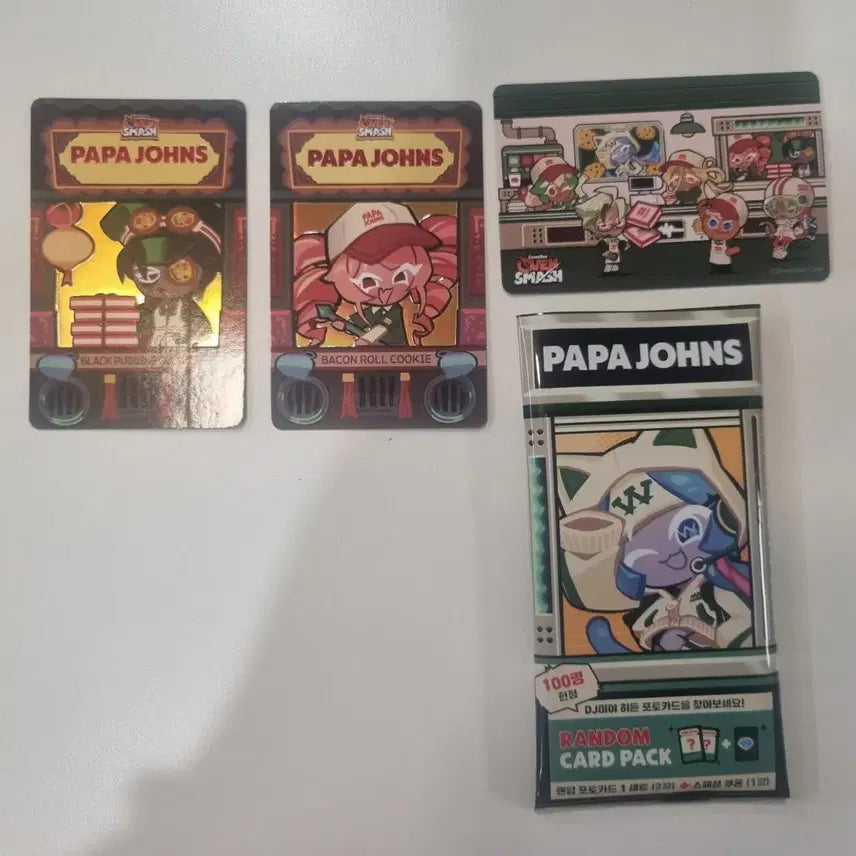 [BUNJANG] Cookie Run x Papa John's Collaboration 2023 Photocard / 쿠키런 파파존스 콜라보 공육회  포토카드