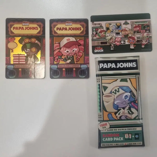 [BUNJANG] Cookie Run x Papa John's Collaboration 2023 Photocard / 쿠키런 파파존스 콜라보 공육회  포토카드