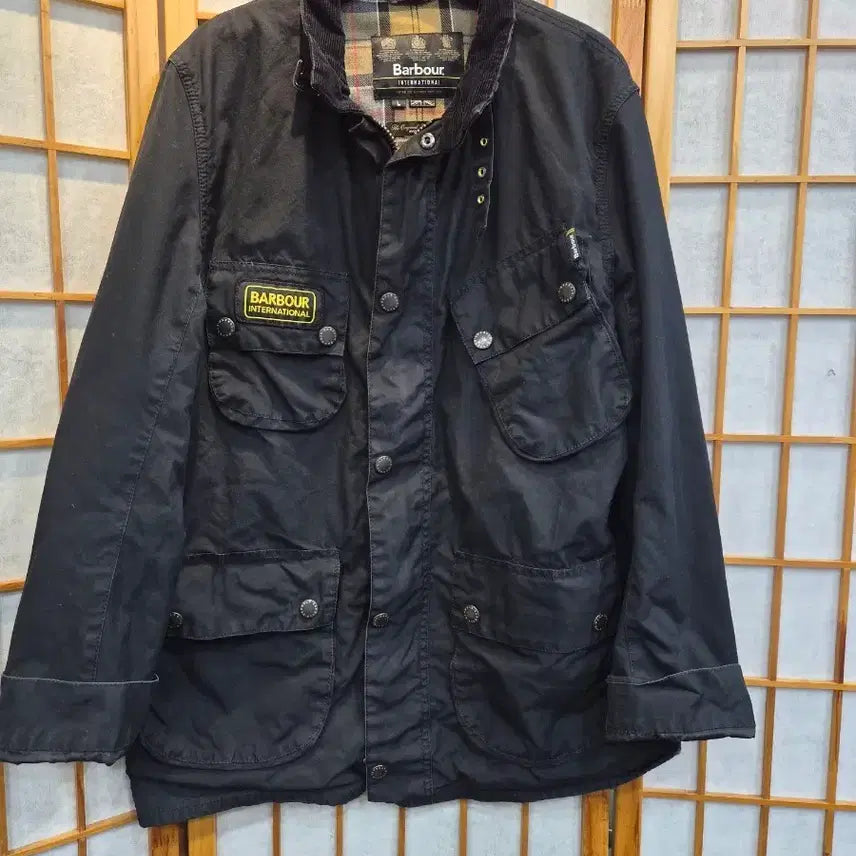 [BUNJANG] Barbour International Black Jacket L / 바버 인터내셔널 자켓 블랙 L