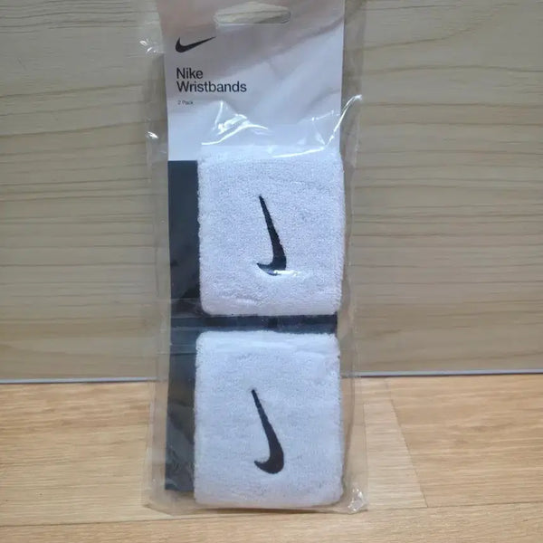 [BUNJANG] Nike Sports Wristbands 2-Pack White / 나이키 스포츠 손목 보호대 2개 세트 화이트