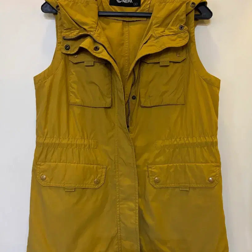 [BUNJANG] NEPA Hooded Vest Mustard Size 85 / NEPA 후드 조끼 85