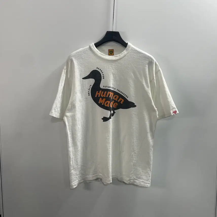 [BUNJANG] Human Made Duck Graphic Round Short Sleeve T-Shirt XL / 휴먼메이드 덕 그래픽 라운드 반팔티 (on.1020)