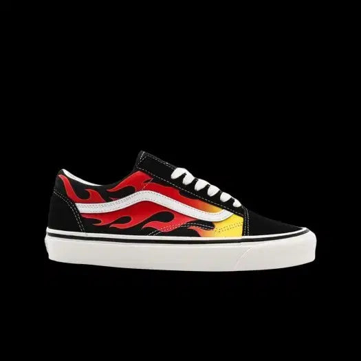 [BUNJANG] Vans Old Skool 36 DX Anaheim Factory Epic Flame Black / 반스 올드스쿨 36 DX 애너하임 팩토리 에픽 플레임 블랙 265