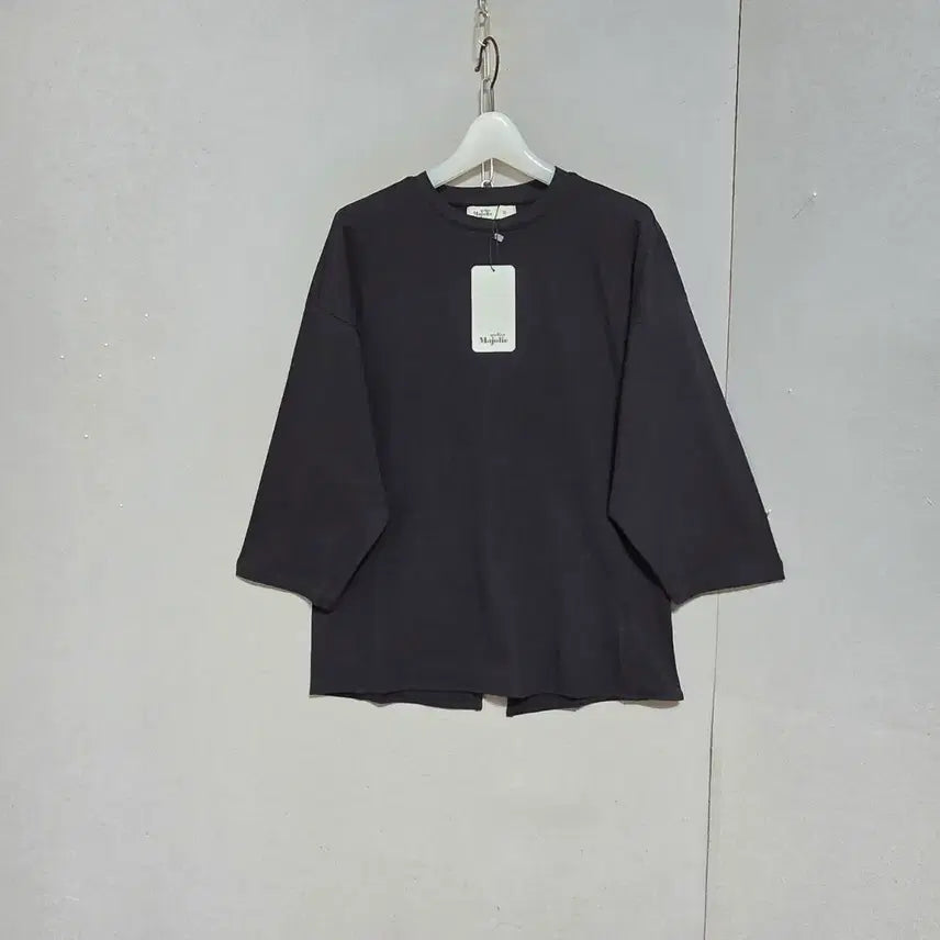 [BUNJANG] Atelier Jolie 3/4 Sleeve T-Shirt Black Size 55 / 아뜰리에마졸리 8부소매 티셔츠 55  n6907   미착용제품