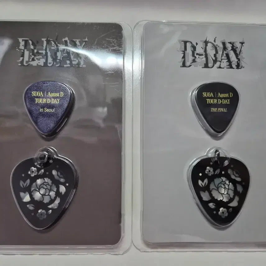 [BUNJANG] BTS Suga Agust D Tour D-Day The Final Seoul Guitar Picks Set / bts 슈가 디데이 더파이널 서울 기타 피크