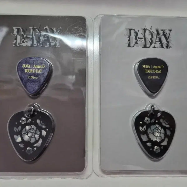 [BUNJANG] BTS Suga Agust D Tour D-Day The Final Seoul Guitar Picks Set / bts 슈가 디데이 더파이널 서울 기타 피크