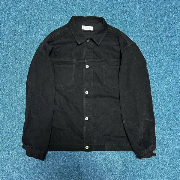 [BUNJANG] Parratmento Black Trucker Jacket (L) / 파르티멘토 트러커 자켓 L
