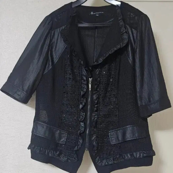 [BUNJANG] Shirring Mix Jacket / 블랙셔링믹스쟈켓