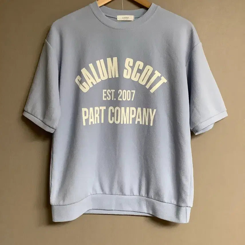 [BUNJANG] Light Blue Short Sleeve T-Shirt / 라이트 블루 반팔티셔츠 여성 반팔티