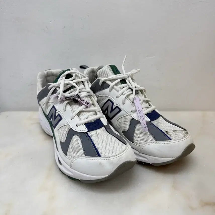 [BUNJANG] New Balance 878 White Green Sneakers / (275)뉴발란스 운동화 878 화이트그린