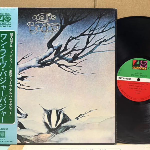 [BUNJANG] Badger One Live Badger 1973 LP Original Pressing with Obi & Insert / (일본 LP) Badger - 1973년 초반, 희귀 팝업 커버