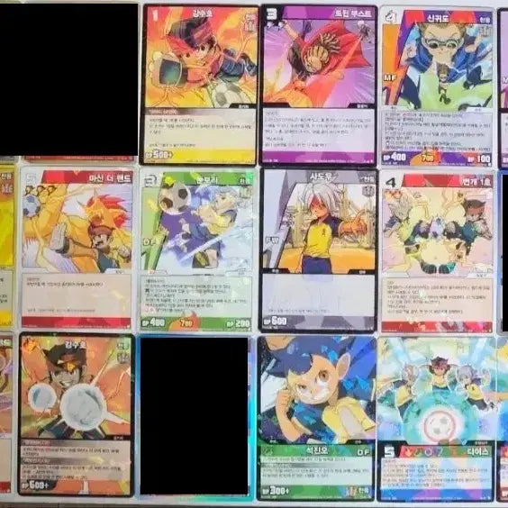 [BUNJANG] Thunder Eleven Hologram Rare Card / 썬더일레븐 홀로그램 희귀 카드 판매합니다.(가격은 내용 참고)