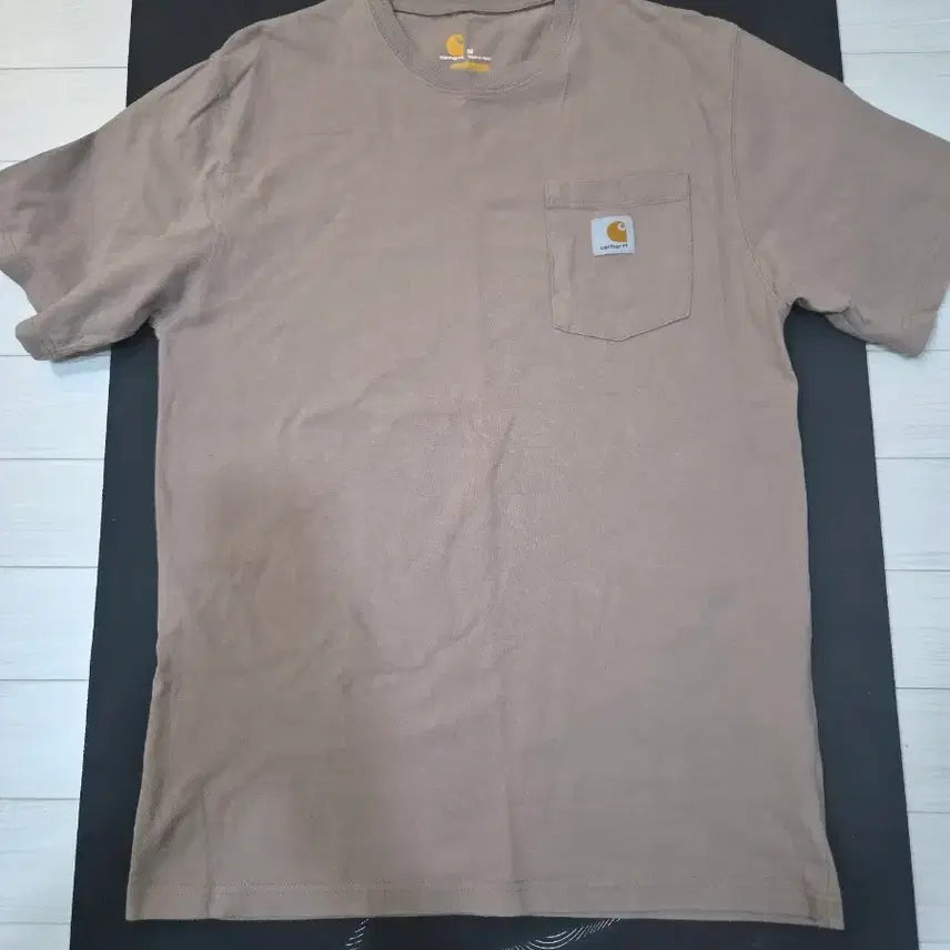 [BUNJANG] Vintage Carhartt Pocket T-Shirt Brown / 빈티지 칼하트 포켓 반팔티 브라운