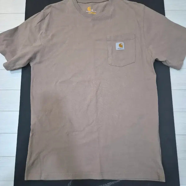 [BUNJANG] Vintage Carhartt Pocket T-Shirt Brown / 빈티지 칼하트 포켓 반팔티 브라운