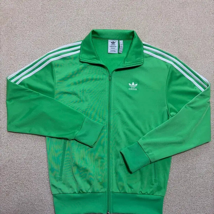 [BUNJANG] Adidas Firebird Track Top Jersey Green / S) 아디다스 파이어버드 트랙탑 져지 연두색