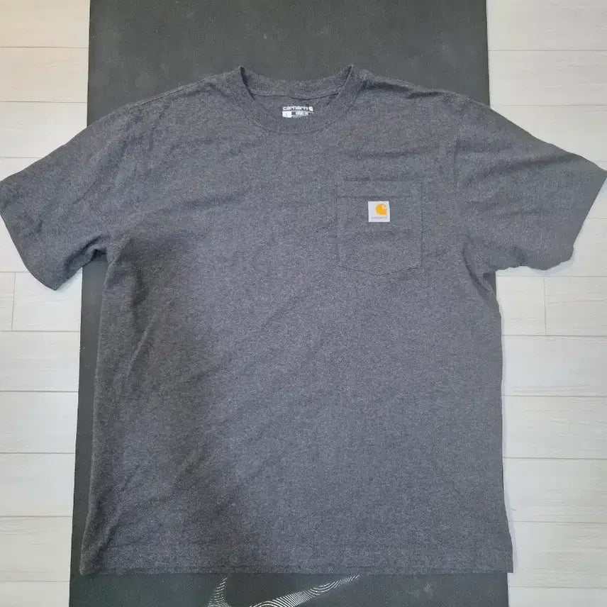 [BUNJANG] Carhartt Short Sleeve Pocket T-Shirt Charcoal / 칼하트 반팔 포켓 챠콜