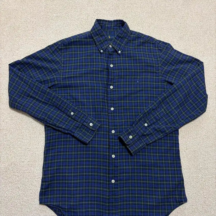 [BUNJANG] Polo Ralph Lauren Pony Logo Check Shirt / S) 폴로 랄프로렌 포니 로고 체크 셔츠