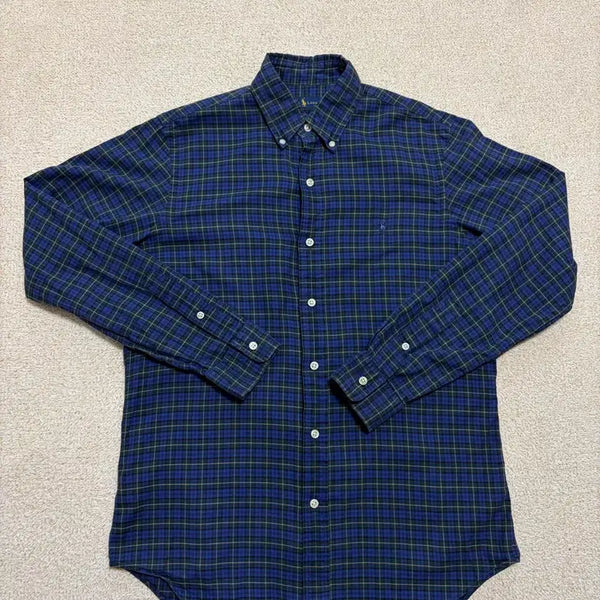 [BUNJANG] Polo Ralph Lauren Pony Logo Check Shirt / S) 폴로 랄프로렌 포니 로고 체크 셔츠
