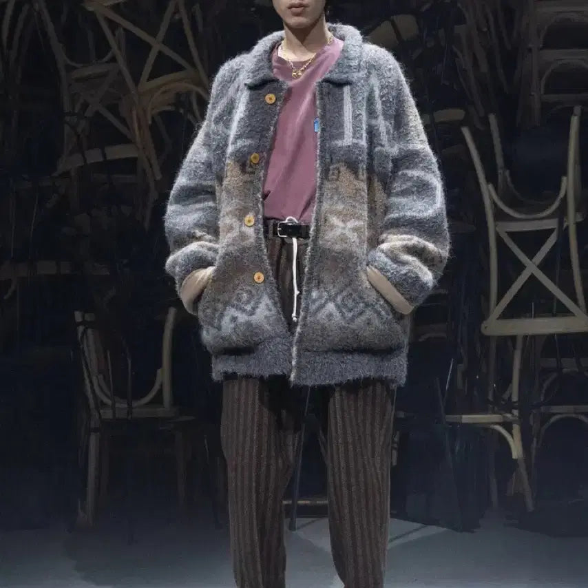 [BUNJANG] MAGLIANO Montagnola 3/4 Wool Mohair Alpaca Nylon Coat M / MAGLIANO 마리아노 몬타놀라 3/4 코트 M사이즈