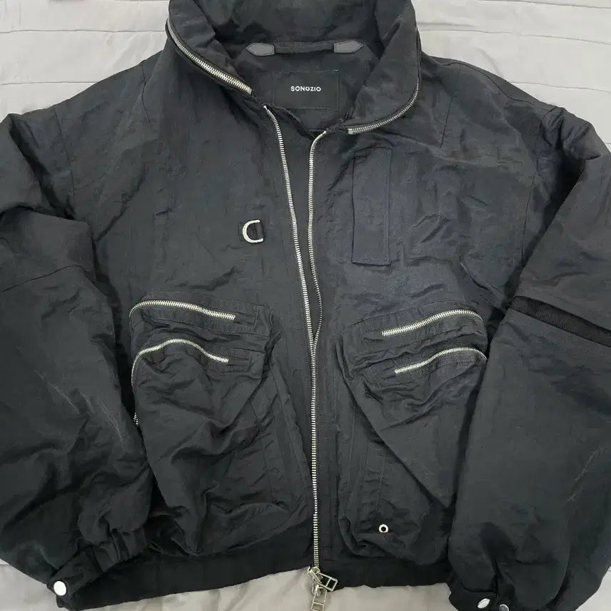 [BUNJANG] Songzio 22FW Parachute Setup Jacket & Pants Set / 송지오 22 파라슈트 셋업 자켓,팬츠