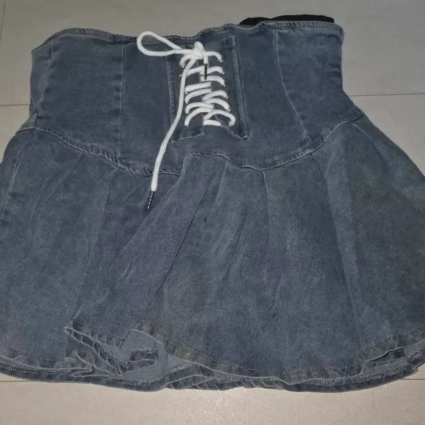 [BUNJANG] Denim Mini Skirt / 테무 청치마 데님 미니스커트 미사용 모리걸 빈티지 y2k 펑크