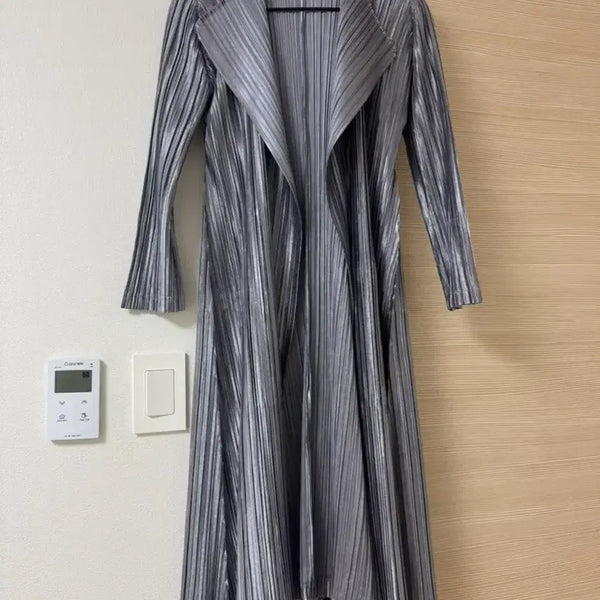 [BUNJANG] Pleats Please Long Cardigan / 플리츠플리즈 롱 가디건