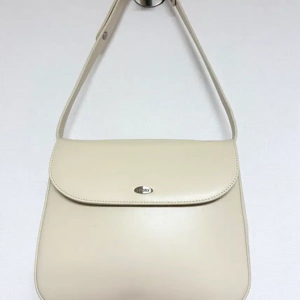 [BUNJANG] Lento Ivory Minimalist Shoulder Bag / Lento 아이보리 미니멀 숄더백