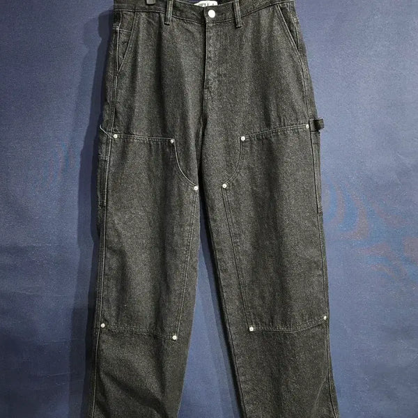[BUNJANG] TRIPPY J Carpenter Black Men's Denim Pants (Size 30) / 트리플제이 카펜터 블랙 남성 허리 30 데님팬츠