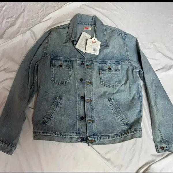 [BUNJANG] Levi's Orange Tab Denim Jacket Light Wash L / 리바이스 오렌지탭 데님 자켓 연청 L
