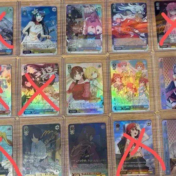 [BUNJANG] Weiss Schwarz Custom Autograph Trading Cards - Various Anime Characters (Sealed) / [가격인하]바이스 슈발츠 사인 오리카 (개별/일괄)