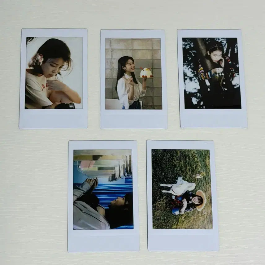 [BUNJANG] IU Instax Polaroid Unofficial Photocard Set / 아이유 인스탁스 폴라로이드 비공굿