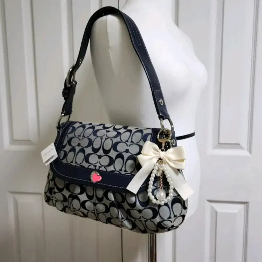 [BUNJANG] Coach Soho Pleated Shoulder Bag / 새거) 코치 소호 플리츠 숄더백