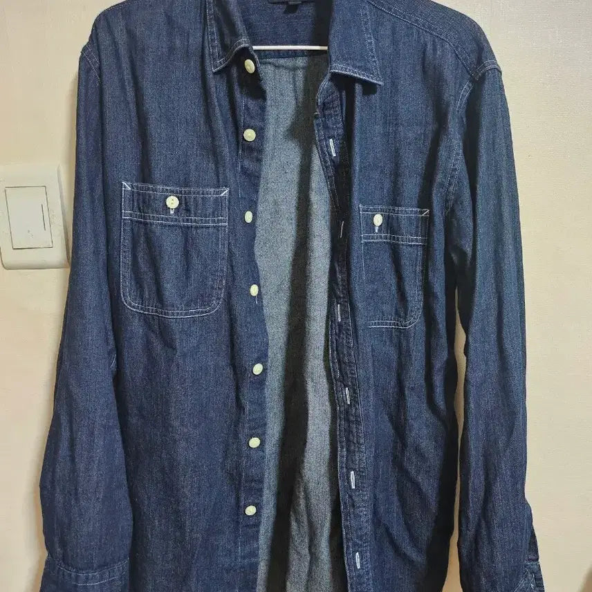 [BUNJANG] Uniqlo Denim Shirt L / 유니클로 데님셔츠 L