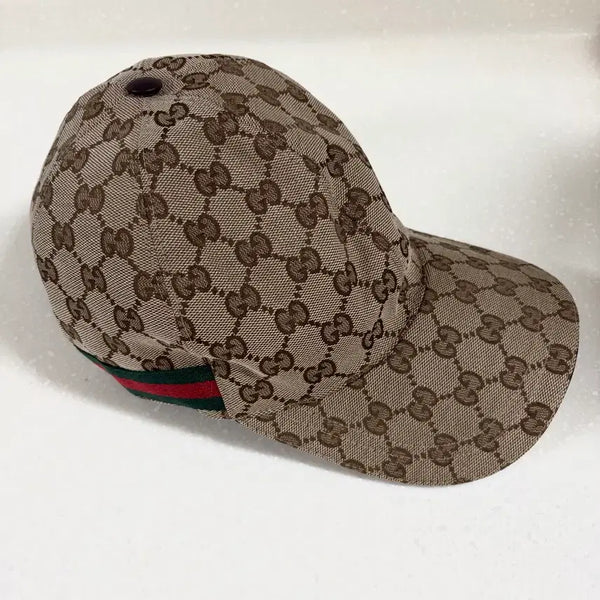 [BUNJANG] Gucci GG Logo Baseball Cap Beige (Size M) / [M/백화점판] 구찌 GG로고 볼캡 베이지