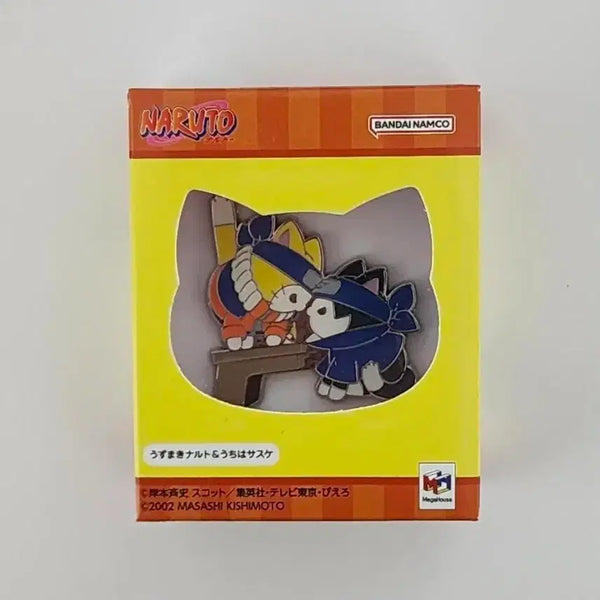 [BUNJANG] Naruto Nya-ru-to Metal Pin Badge - Naruto & Sasuke / (나루토) 냐루토 금속뱃지 / 나루토&사스케