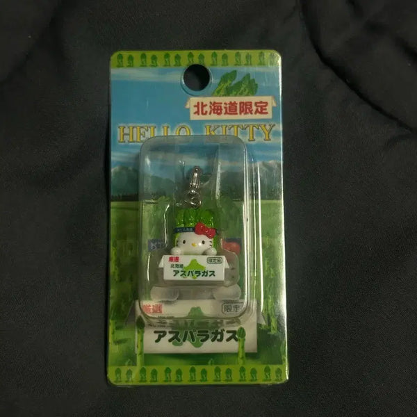 [BUNJANG] Hello Kitty Asparagus Figure (Regional Limited Edition) / 헬로키티 지역 한정 키티 고리 박스형 고전 키티 아스파라거스
