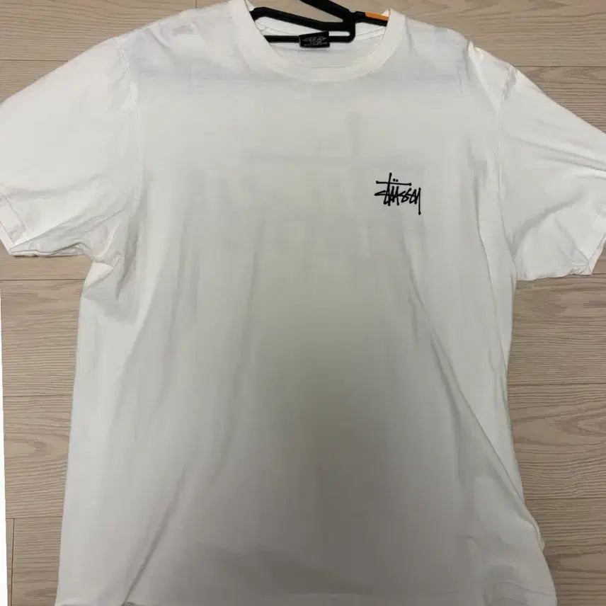 [BUNJANG] Stussy Basic Logo T-shirt White M / 스투시 기본 로고 반팔티 화이트 M