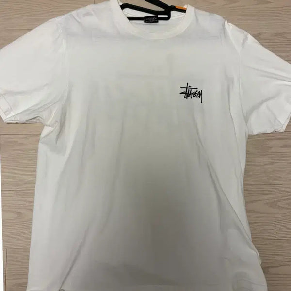 [BUNJANG] Stussy Basic Logo T-shirt White M / 스투시 기본 로고 반팔티 화이트 M